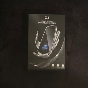 Smart Sensor Car Wireless Charger - Black